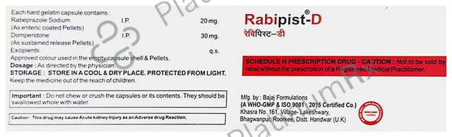 Rabipist D 30/20mg Capsule SR 10s