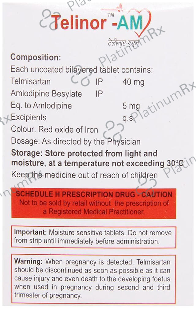 Telinor AM 5/40mg Tablet 15s