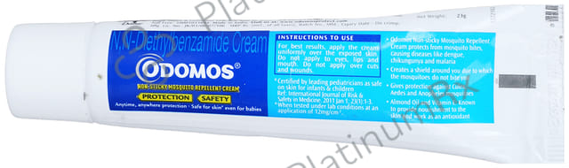 Odomos Non Sticky Mosquito Repellent Cream 23gm