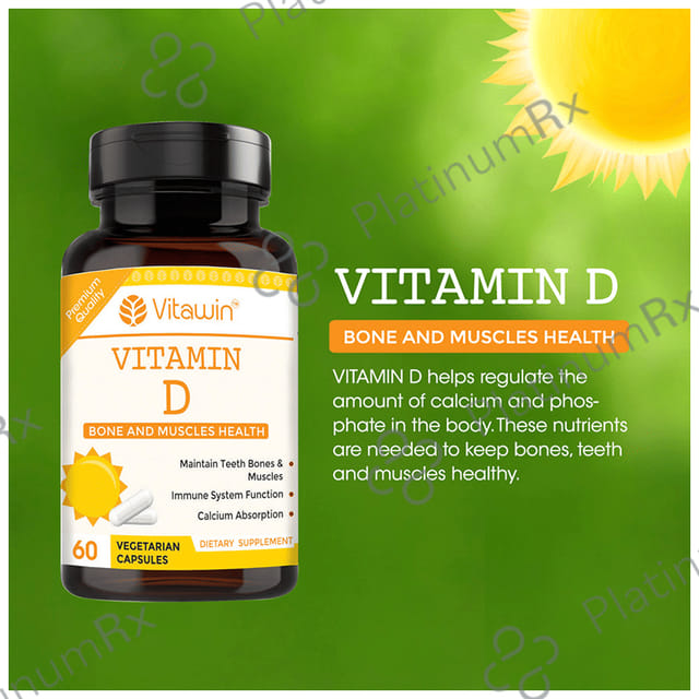 Vitawin Vitamin D Vegetarian Capsule