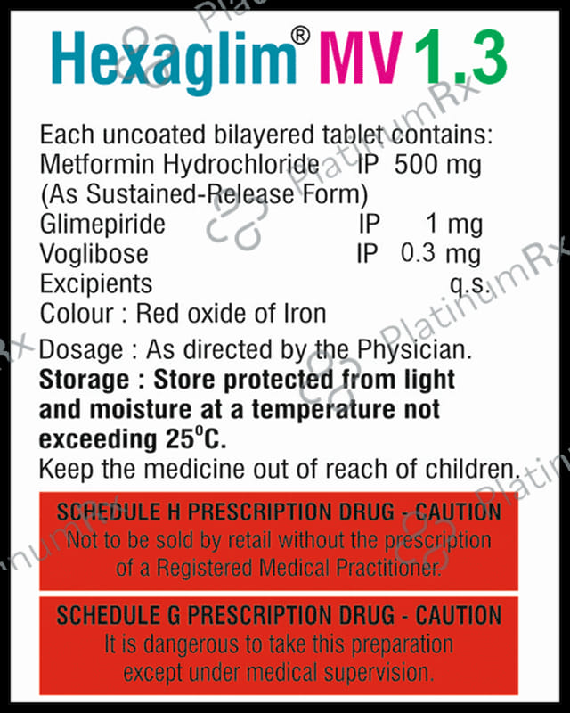 Hexaglim MV 1.3 Tablet SR 15s