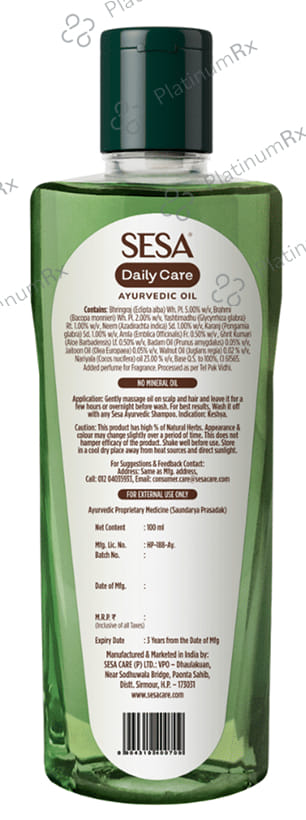 Sesa Daily Care Ayurvedic Oil 100 ml