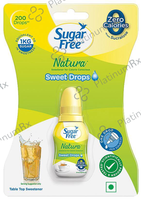 Sugar Free Natura Low Calorie Sucralose Sweetener Drop 10ml