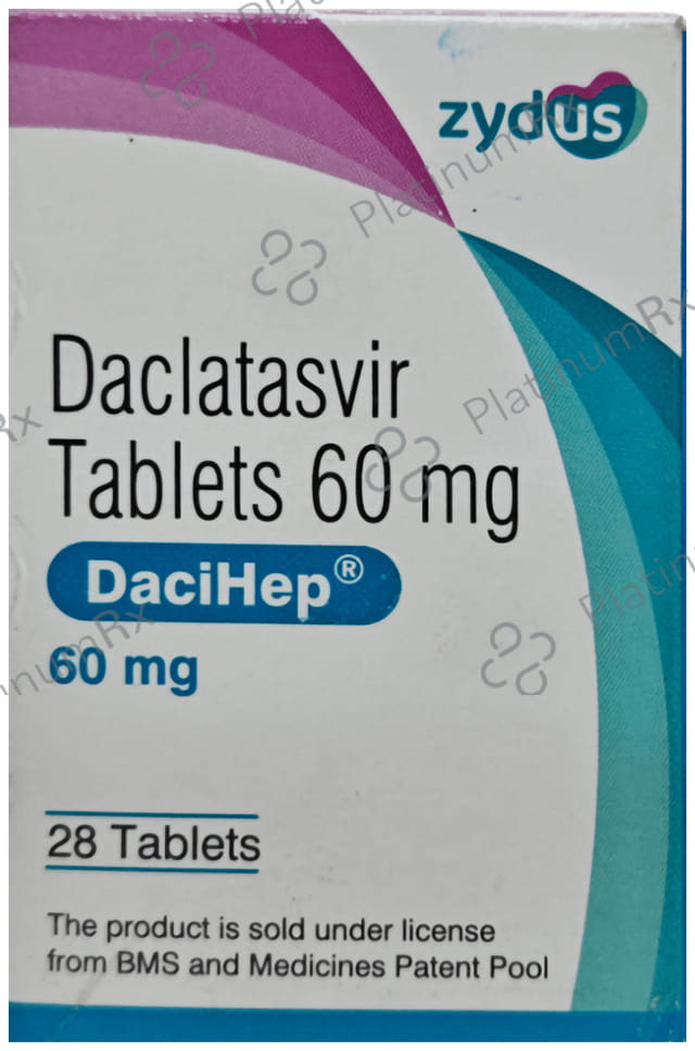 Dacihep 60mg Tablet 28s