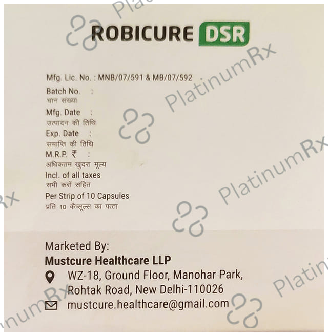 Robicure D 30mg/20mg Capsule SR