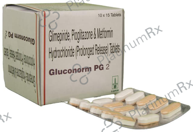 Gluconorm PG 2/500/15mg Tablet PR 15s