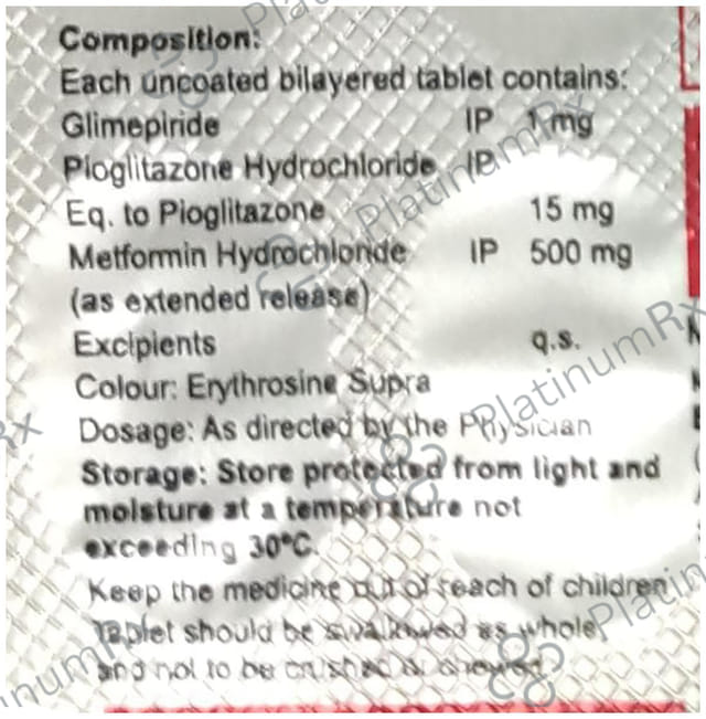 Endoglim MP 1mg Tablet 15 tablets