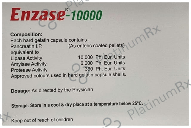 Enzase 10000 USP Tablet 10s