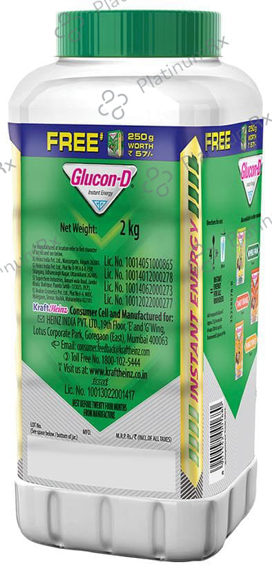 Glucon D with Glucon D Powder 2kg