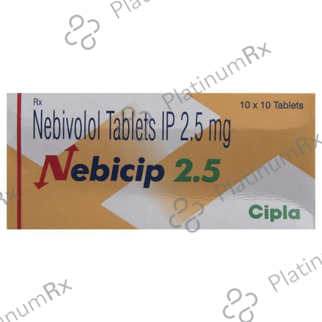 Nebicip 2.5mg Tablet 10s