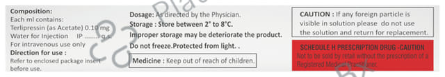 Terlicare Injection