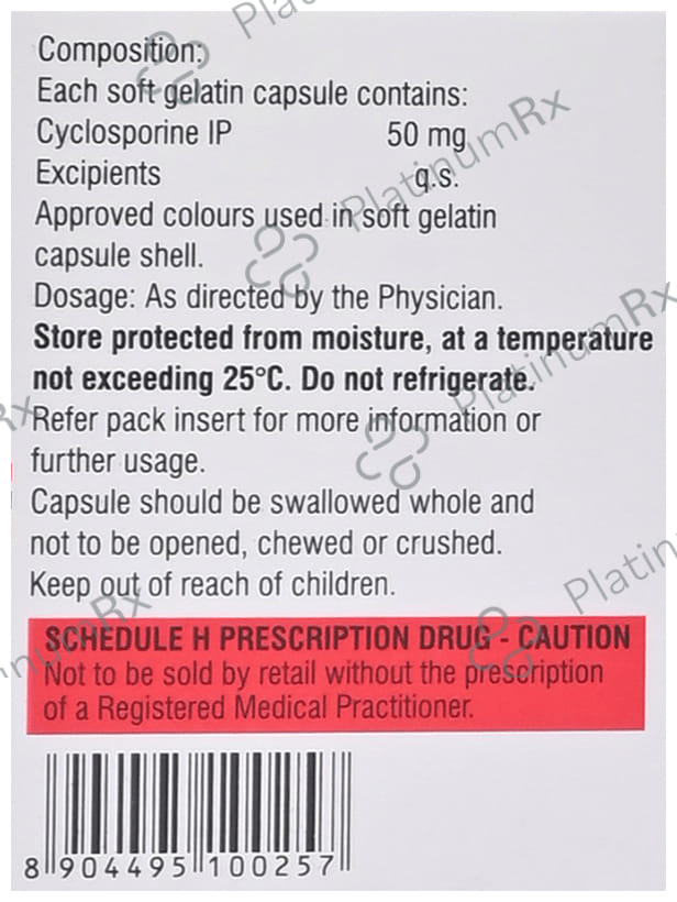 Iminoral 50mg Capsule 5s