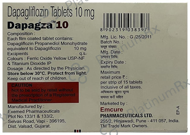 Dapagza 10 Tablet