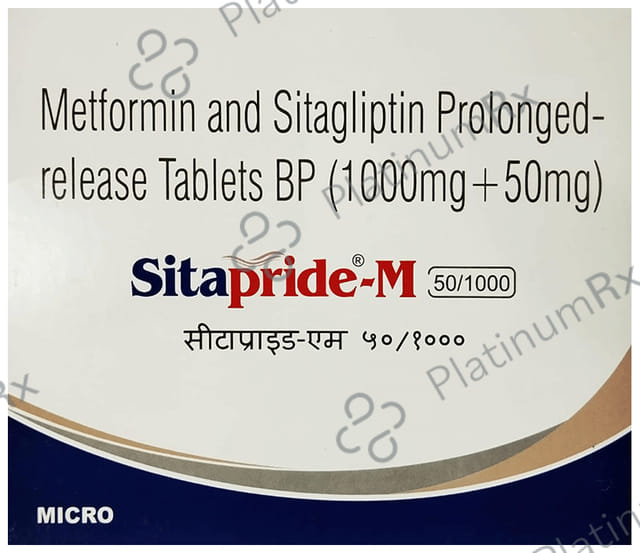 Sitapride M 50/1000mg Tablet PR 15s