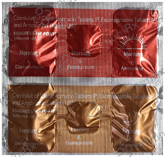 Esogress HP Forte 500/40/1000mg Tablet Combikit 6s