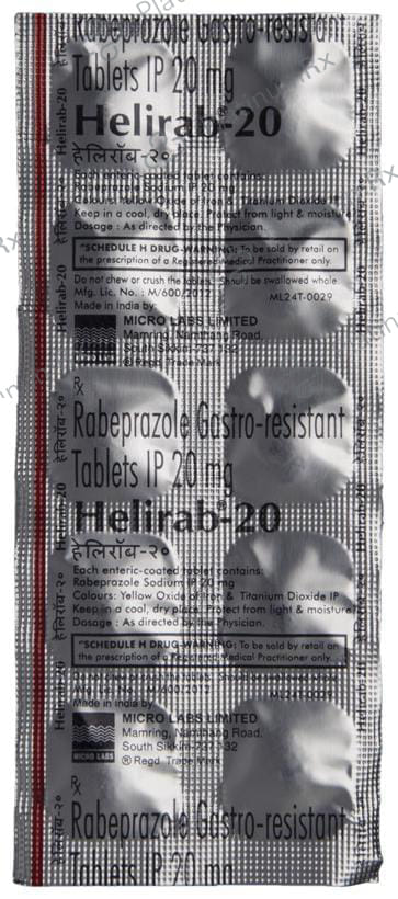 Helirab 20mg Tablet 10s