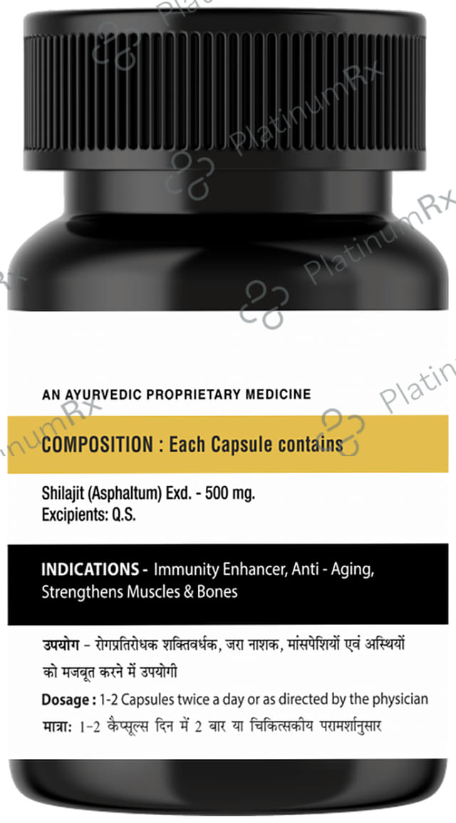 Uma Ayurveda Shilajit Veg Capsule