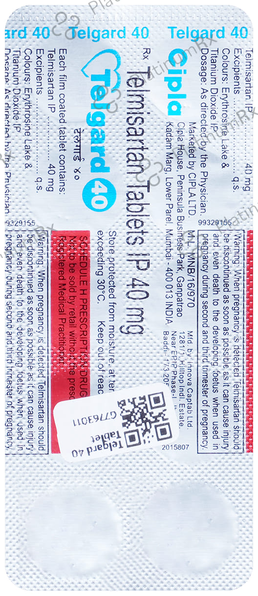 Telgard 40mg Tablet 10s