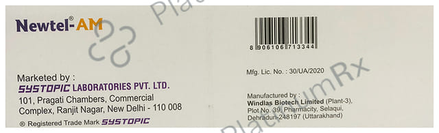 Newtel AM 5/40mg Tablet 10s