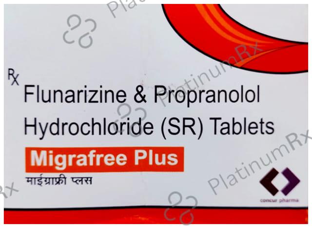 Migrafree Plus 10/40mg Tablet 10s