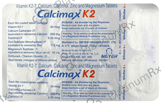 Calcimax K2 Tablet 15s
