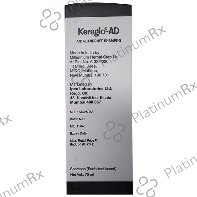 Keraglo AD 2% Anti Dandruff Shampoo 75ml