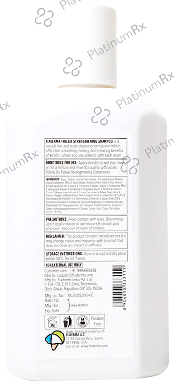 Fixderma Fidelia Strengthening Shampoo 250 ml