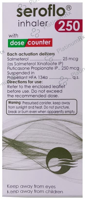 Seroflo 250/25mcg 120MDI Inhaler 1s