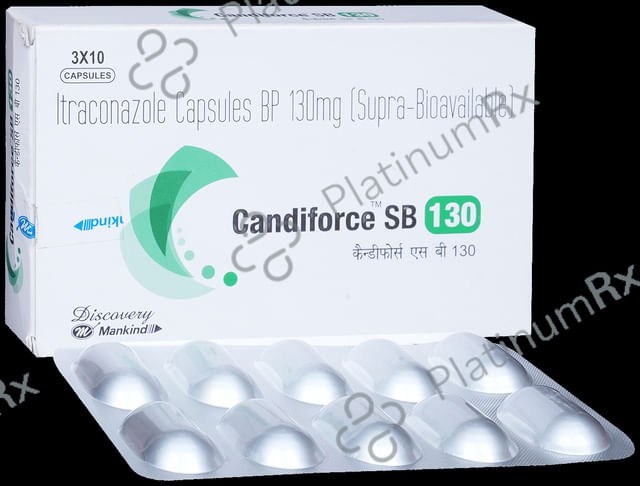 Candiforce SB 130mg Capsule 10s