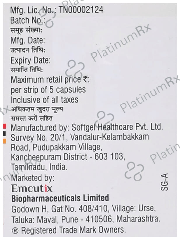 Iminoral 50mg Capsule 5s