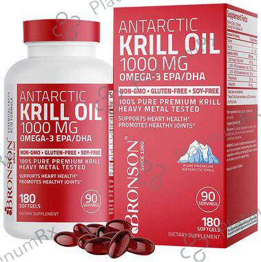 Bronson Antarctic Krill Oil Softgel
