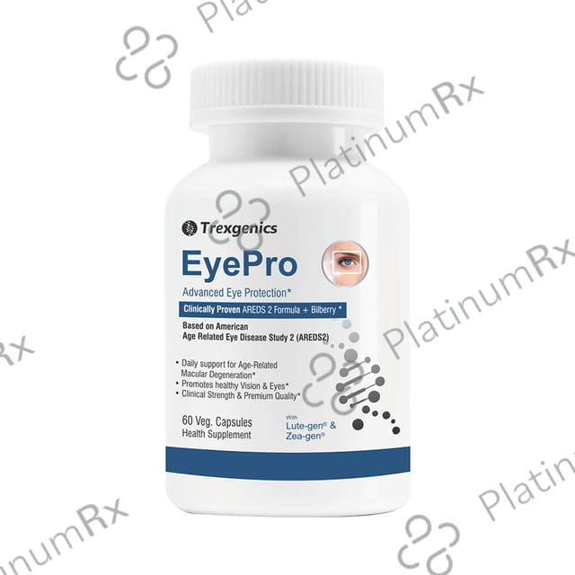 Trexgenics EyePro AREDS2 Eye Care Veg Capsule