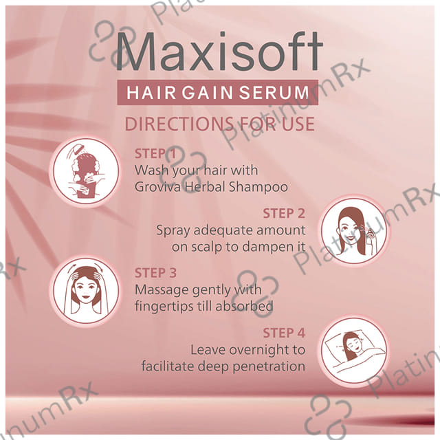 Maxisoft Hair Gain Serum (100ml Each) 1 Bottle