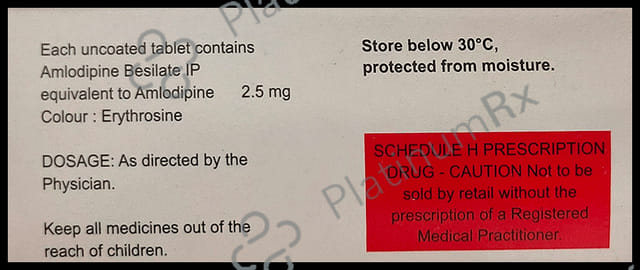 Amloz 2.5mg Tablet 30s