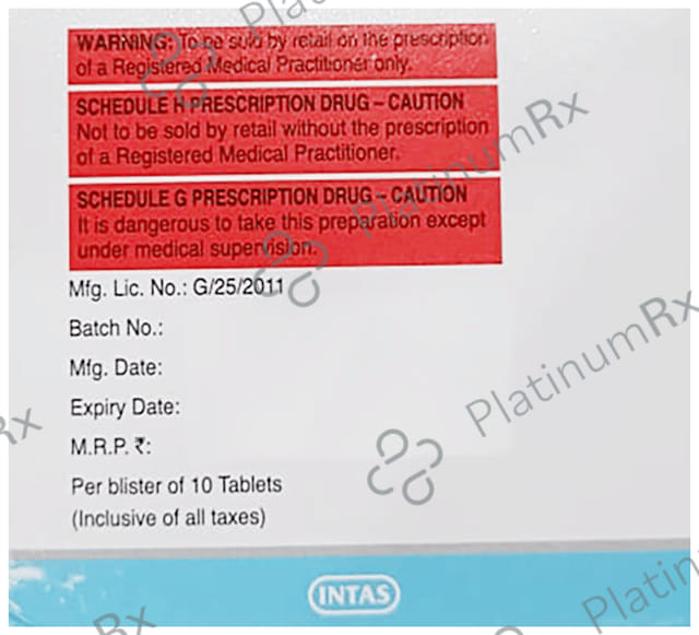 Zoryl MS IR 1/500mg Tablet 10s