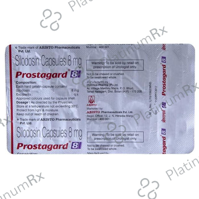 Prostagard 8mg Capsule 10s