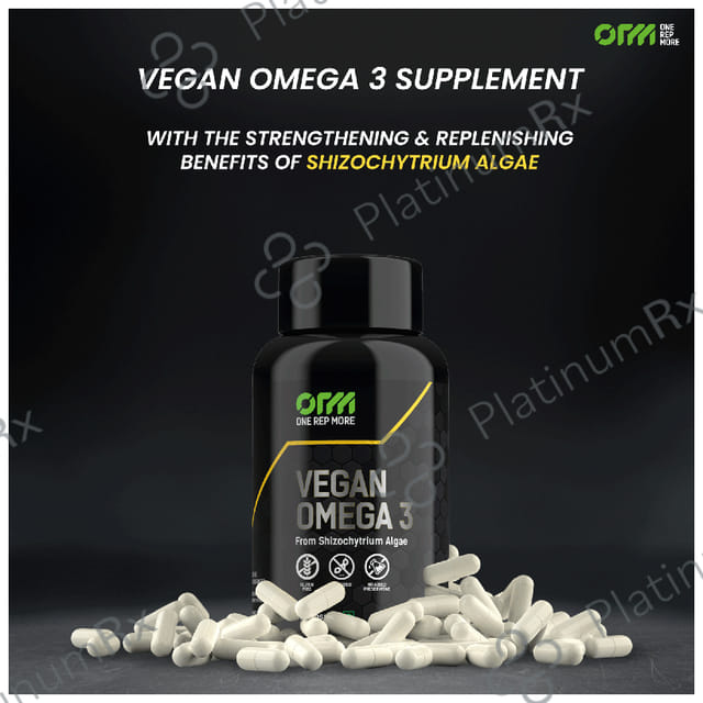One Rep More Vegan Omega 3 Capsule 60s