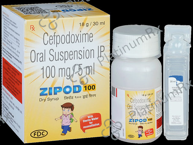 Zipod 100mg Dry Syrup 30ml