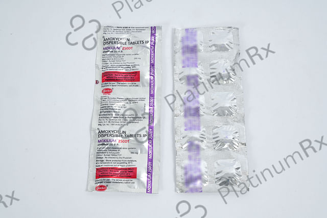 Moxilium 250mg Tablet DT 10s