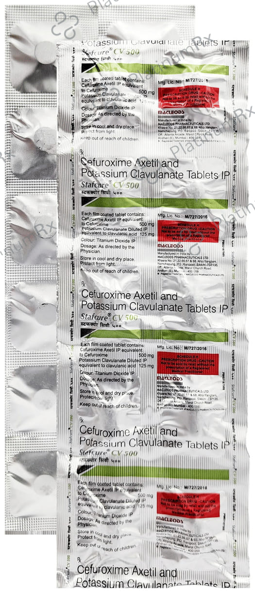 Stafcure CV 500/125mg Tablet 10s