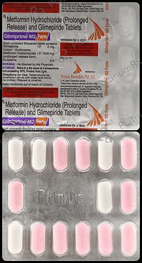 Glimiprime M2 Forte 2/1000mg Tablet PR 15s