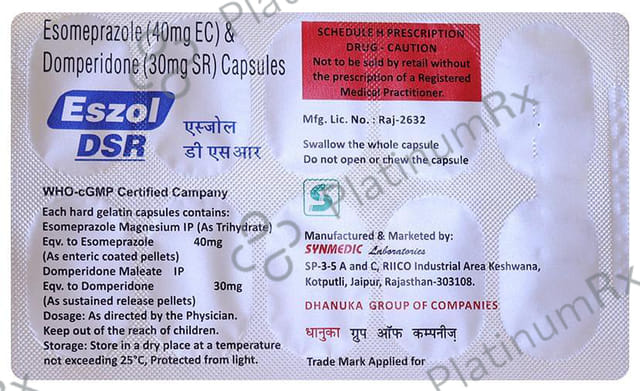 Eszol DSR 30/40mg Capsule 10s