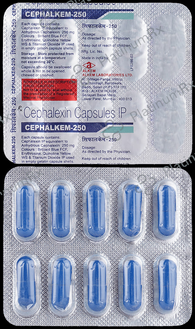 Cephalkem 250mg Capsule