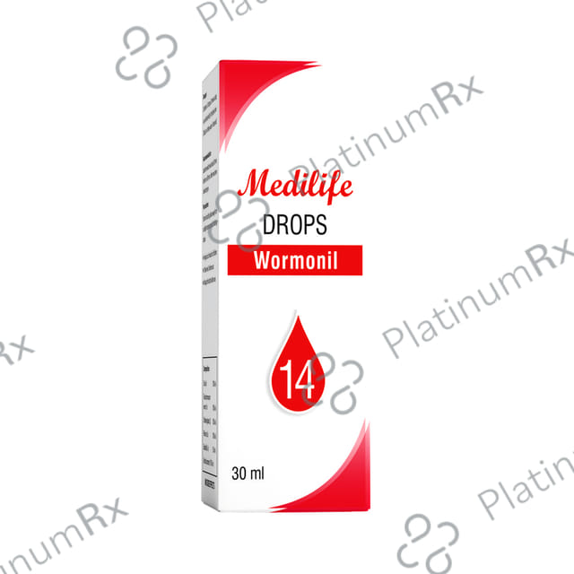 Medilife No 14 Wormonil Drop (30ml Each) 1 Bottle