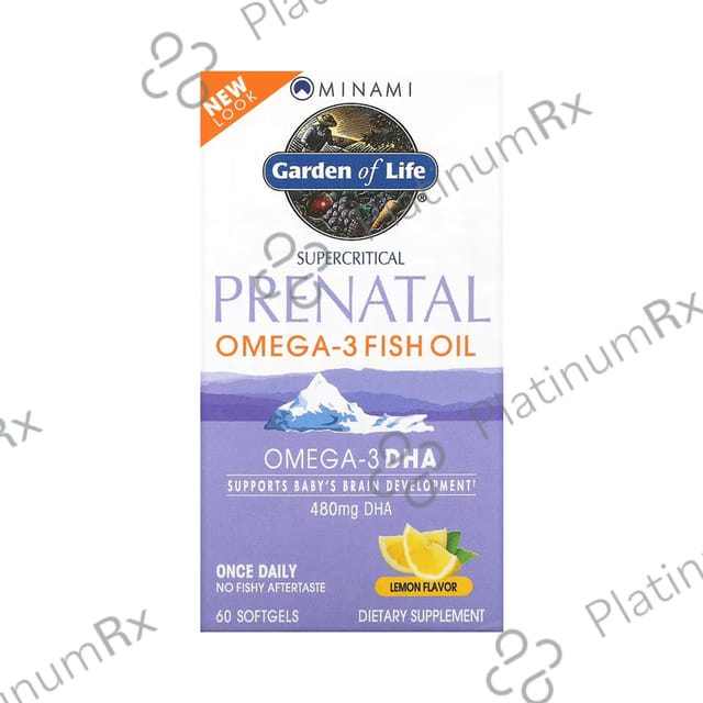 Garden of Life Supercritical Prenatal Omega-3 Fish Oil Sotgels