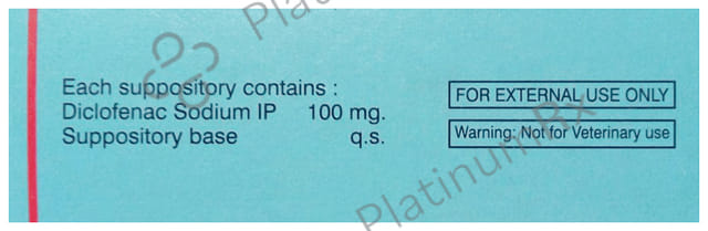 Jonac 100mg Suppository 5s