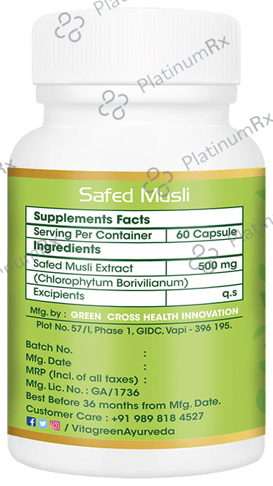 Vitagreen Safed Musli Capsule