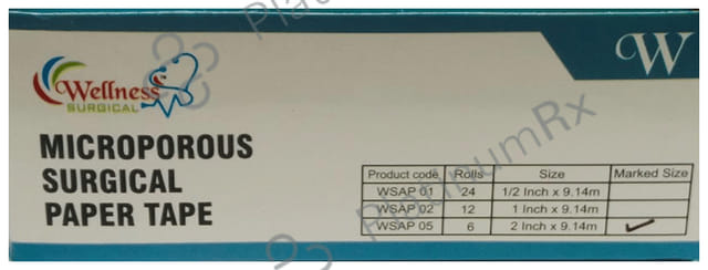 Wellness Surgical WSAP05 Microporous Paper Tape 2inch x 9.14m