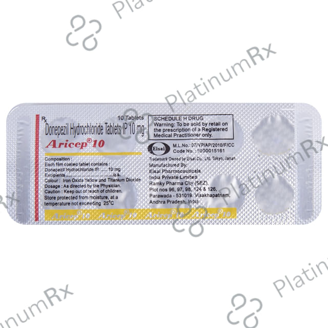 Aricep 10mg Tablet 10s