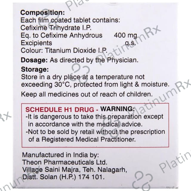 Milixim 400mg Tablet 10s